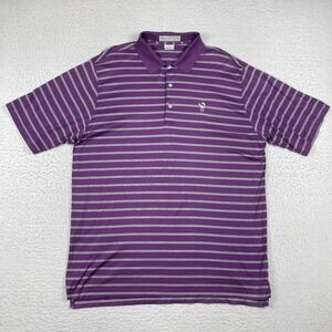 Martin Polo Shirt Mens XL‎ Purple Casual Office Travel Vacation Workwear Golfer